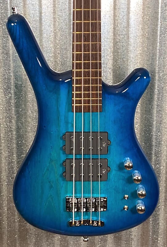 

Басс гитара Warwick German Pro Series Corvette $$ 4 String Bass LTD Edition Lagoon Blueburst & Bag #1422