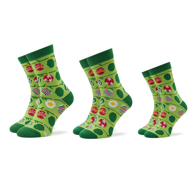 

Носки Rainbow Socks XmasBalls, 3 шт, зеленый