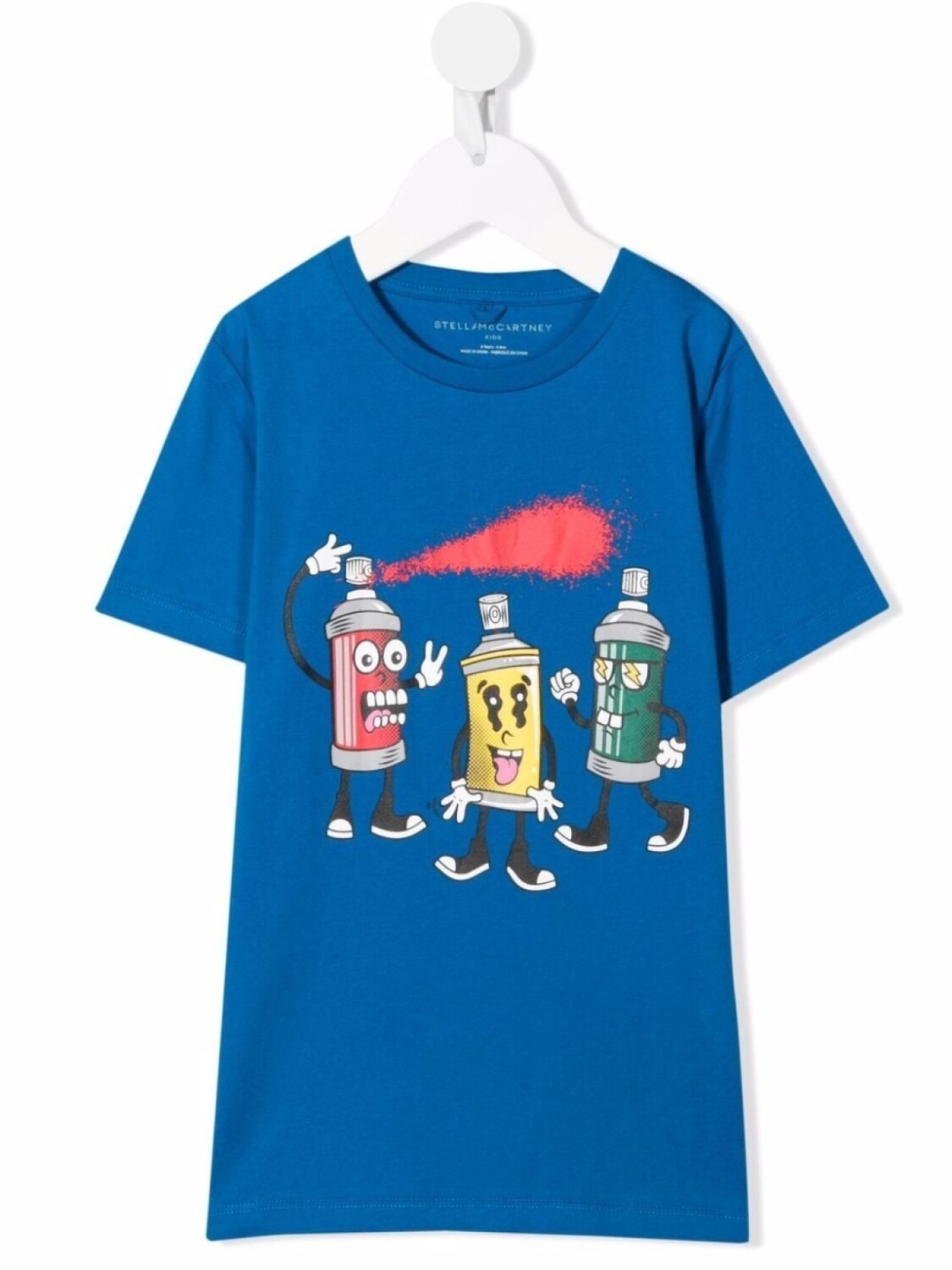 

Stella McCartney Kids футболка с графичным принтом, синий
