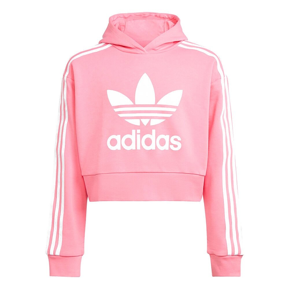 

Худи adidas Originals Adicolor Cropped, розовый