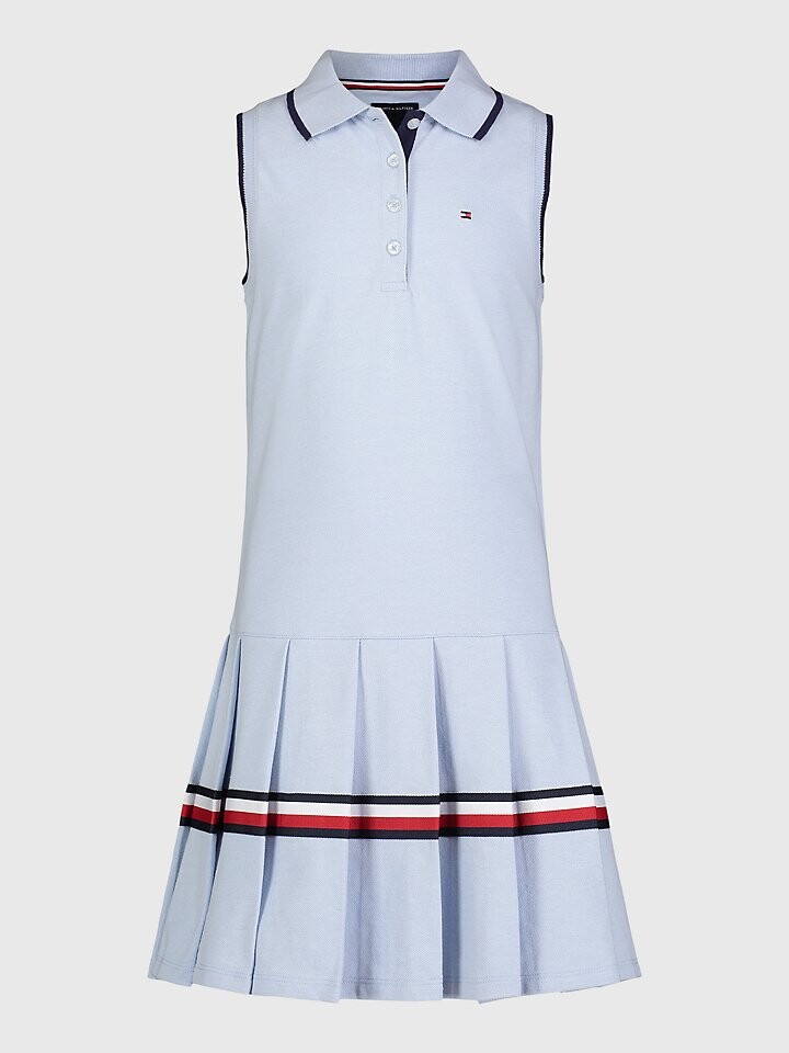 

Плиссированное платье-поло для больших детей Tommy Hilfiger