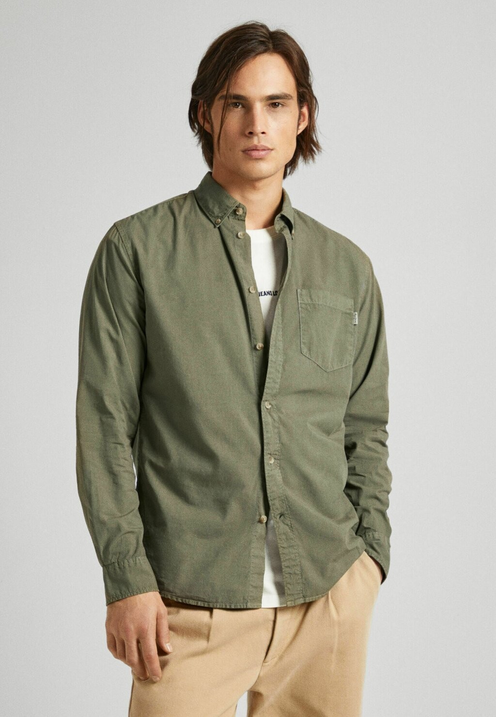 

Рубашка Pepe Jeans, зеленый