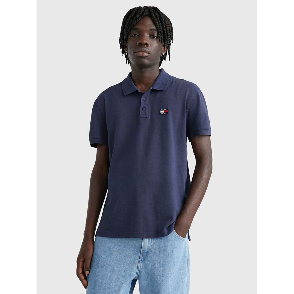 

Поло с коротким рукавом Tommy Jeans Classic Xs Badge, синий