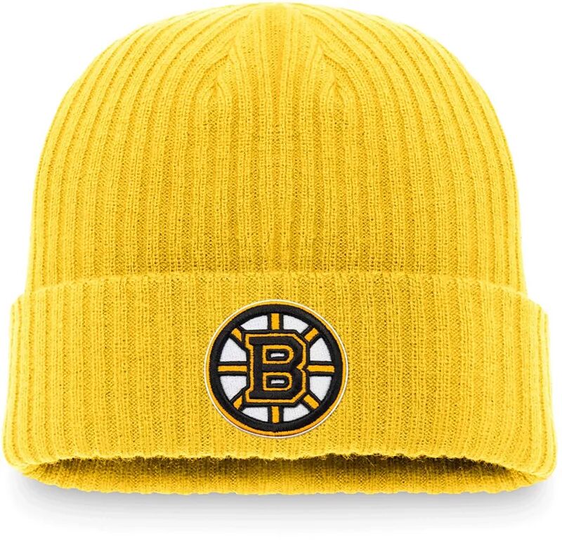 Шапка с манжетами NHL Boston Bruins Core шапка мужская nhl boston bruins atributuka
