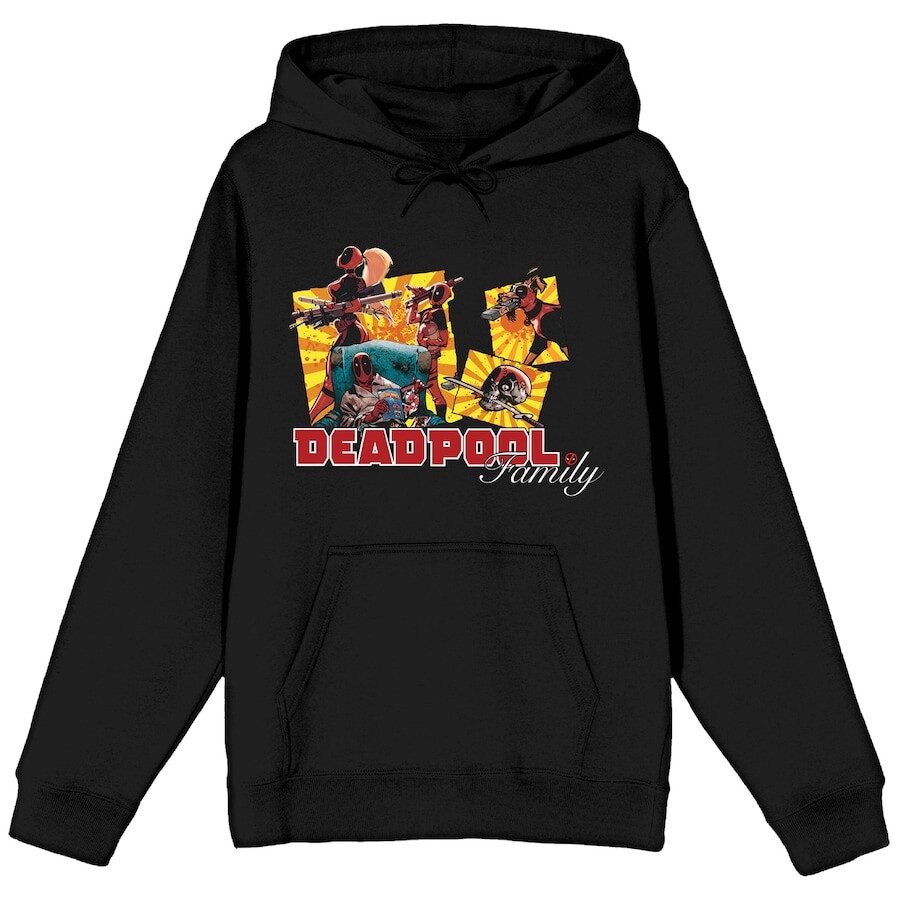 

Пуловер с капюшоном BIOWORLD Deadpool, черный