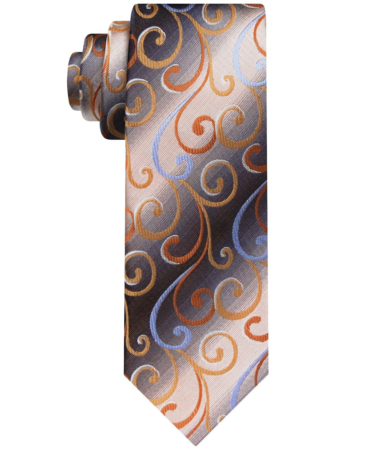 

Мужской галстук с затененными завитками Van Heusen
