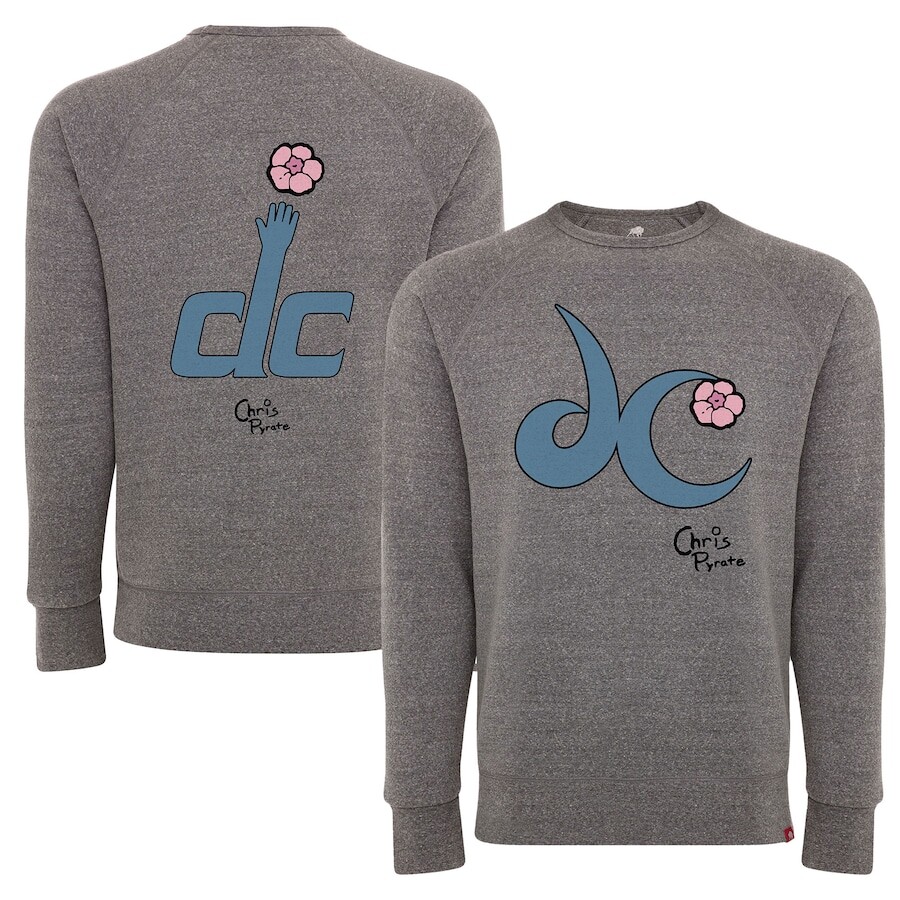 

Толстовка Sportiqe Washington Wizards, серый