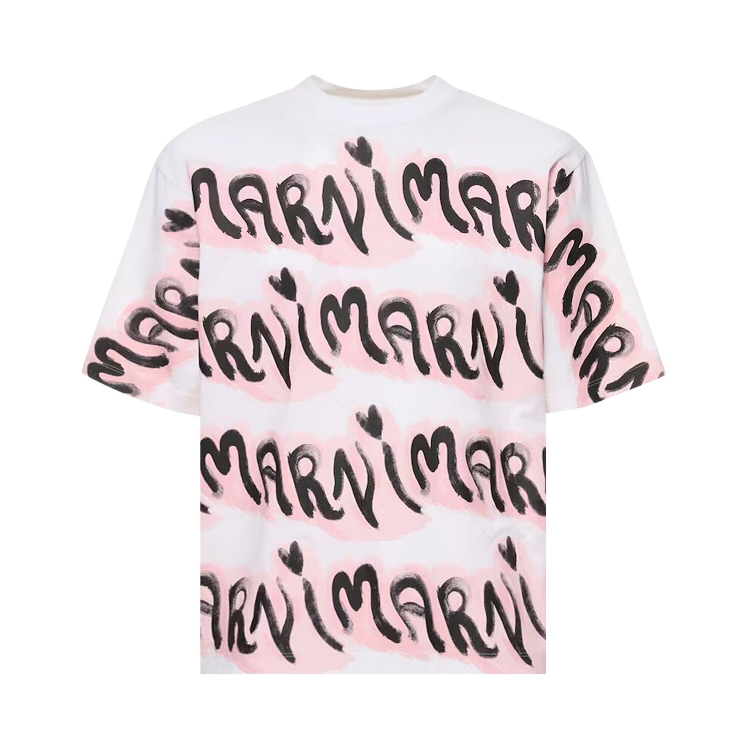 

Футболка с логотипом Marni Белая лилия, Белый