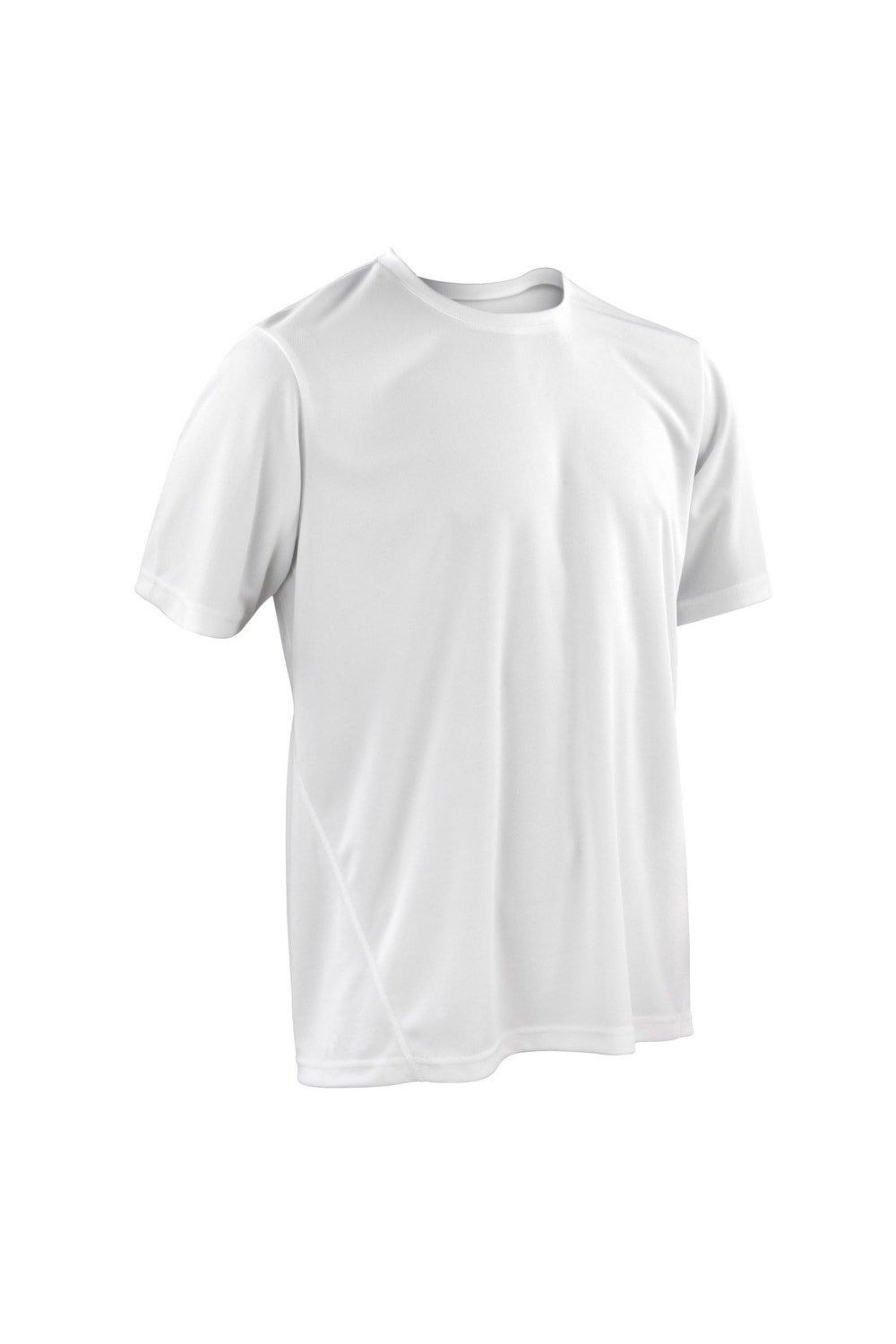 Быстросохнущая спортивная футболка с короткими рукавами Spiro, белый