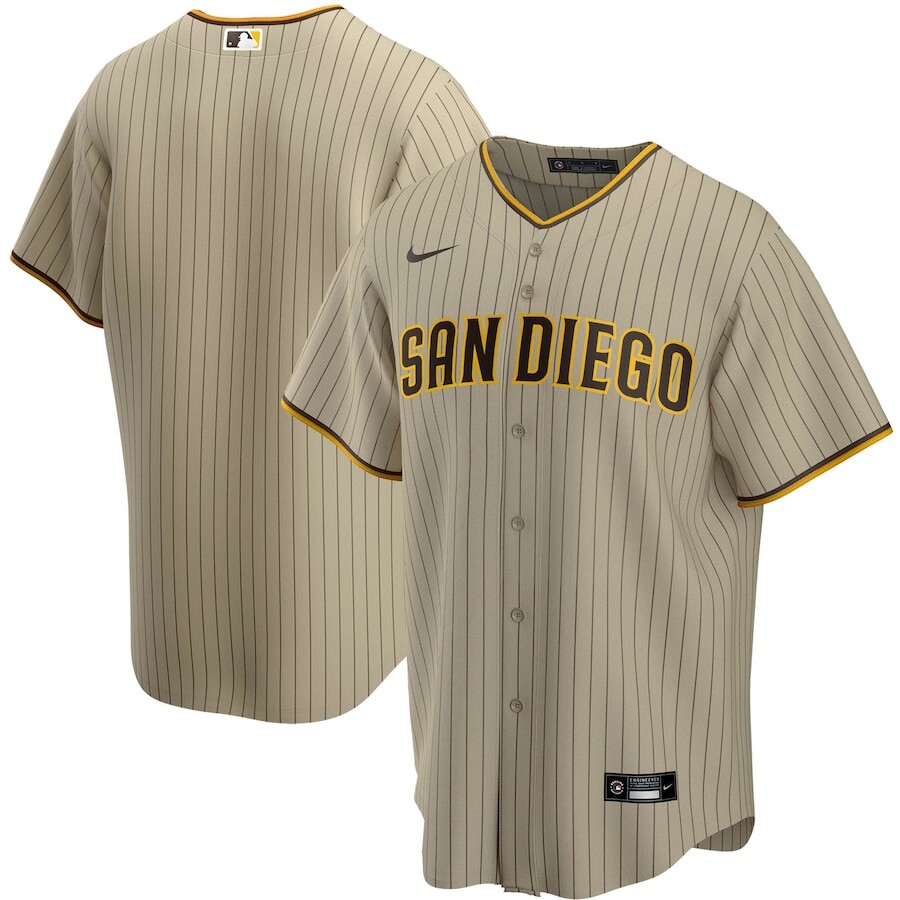 

Джерси Nike San Diego Padres, загар
