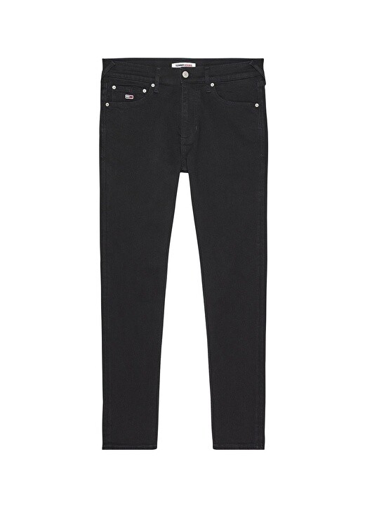 

Черные мужские джинсовые брюки Skinny с нормальной талией Tommy Jeans