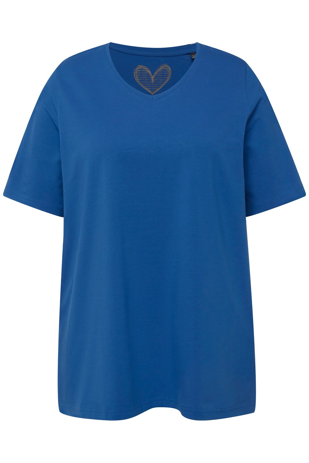Рубашка Ulla Popken, синий кобальт цвет синий кобальт