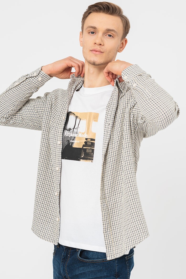 

Рубашка в клетку с длинными рукавами Gracia Jack & Jones, черный