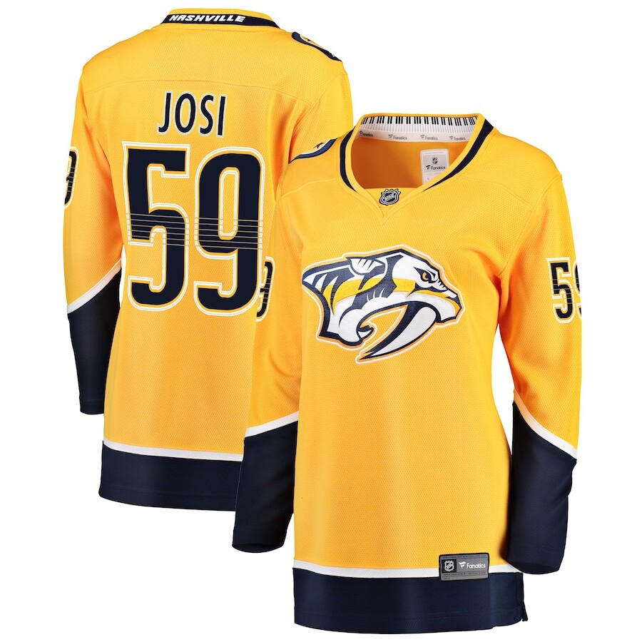 

Джерси Fanatics Branded Nashville Predators, золотой