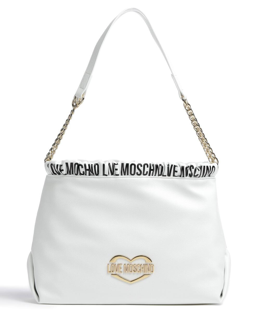 

Сумка-ведро с логотипом из искусственной кожи Love Moschino, белый