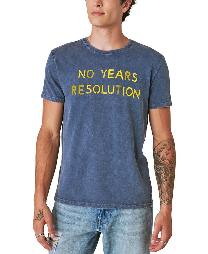 

Мужская футболка No Years Regular Regular Lucky Brand, синий