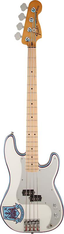 Басс гитара Fender Steve Harris Precision Bass Olympic White