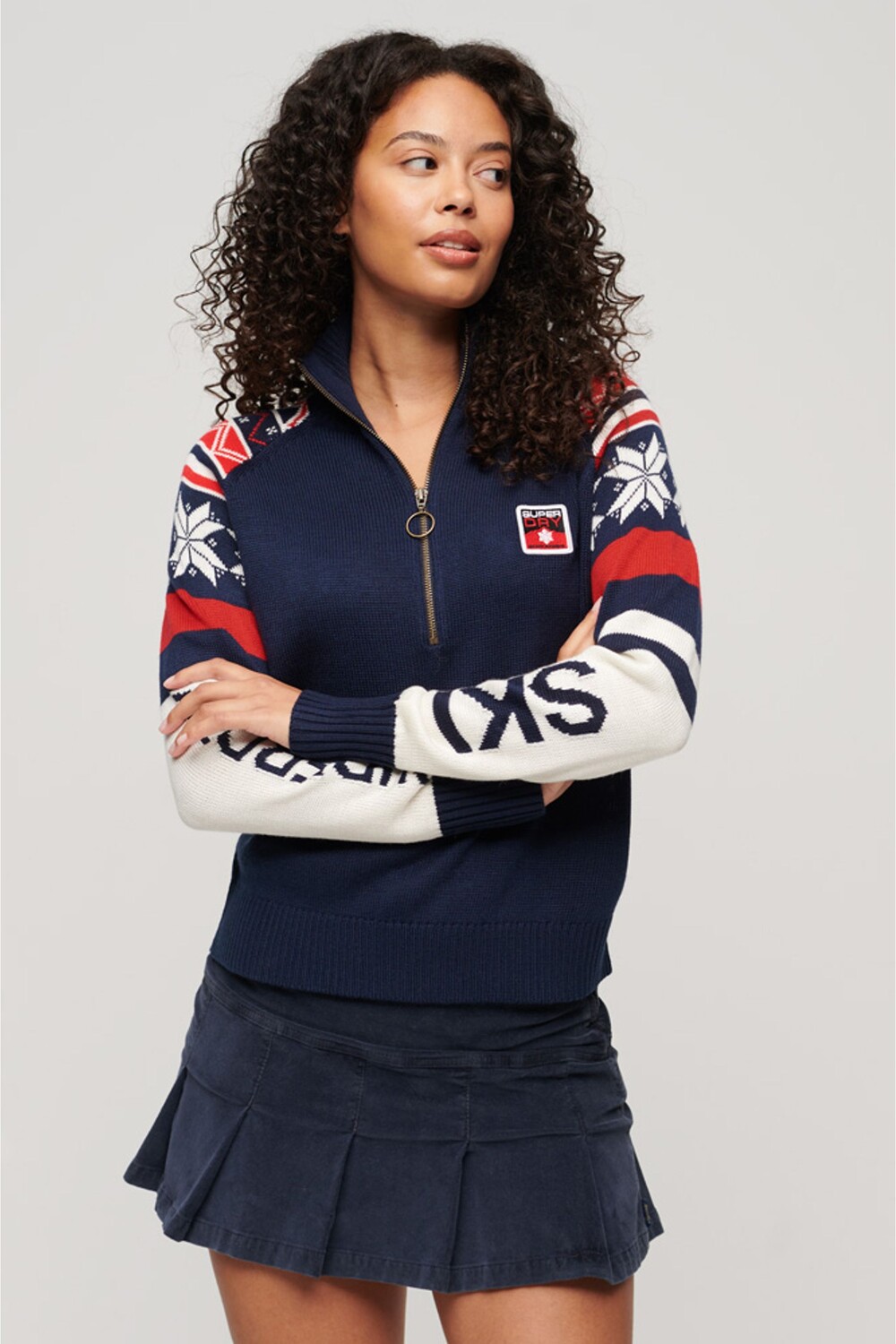 

Свитер Apres Ski Superdry, синий