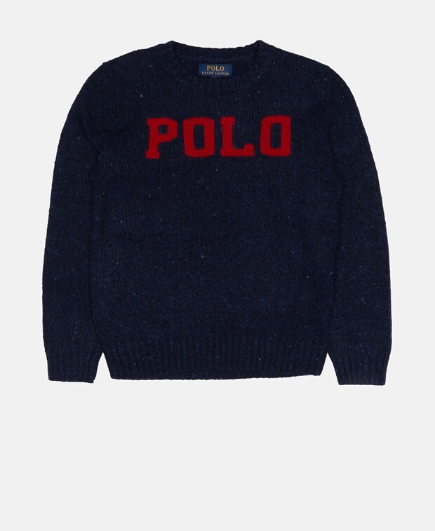 

Шерстяной джемпер Polo Ralph Lauren, темно-синий