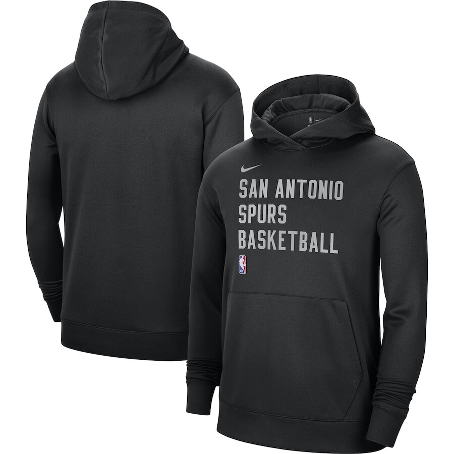

Пуловер с капюшоном Nike San Antonio Spurs, черный