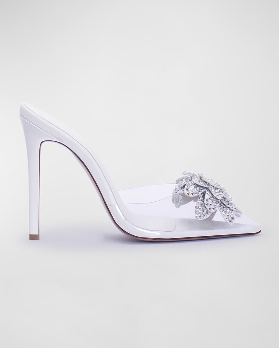 

Туфли без задника Flora Crystal Stiletto Andrea Wazen