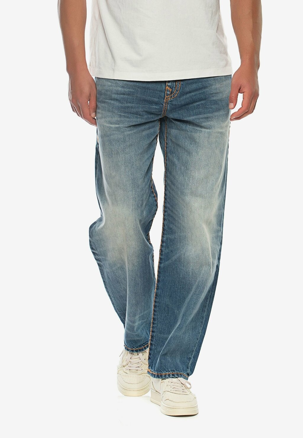 

Джинсы свободного кроя True Religion, цвет athens