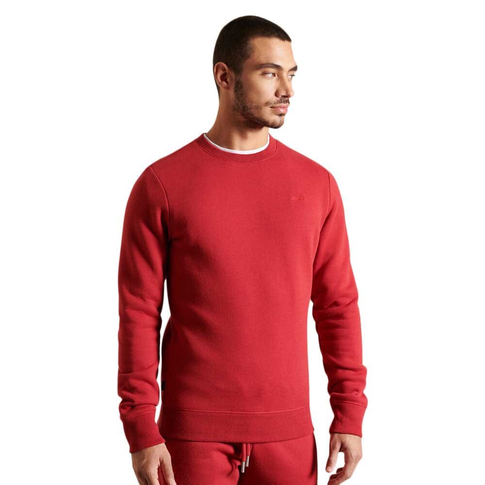 

Толстовка Superdry Vintage Logo Embroidered Crew, красный