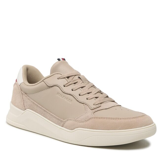 

Кроссовки Tommy Hilfiger ElevatedCupsole Leather, бежевый