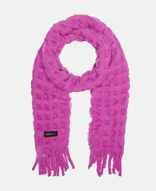 

Шарф Emporio Armani, фуксия