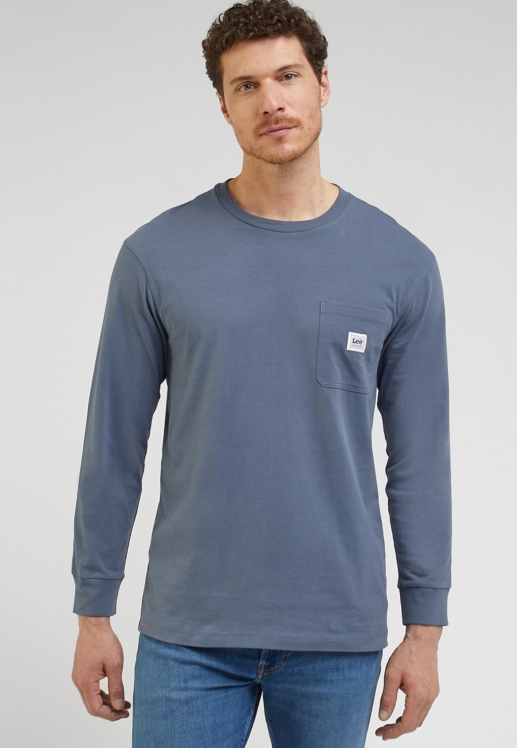 

Футболка с длинным рукавом Ww Pocket Lee, цвет taint grey