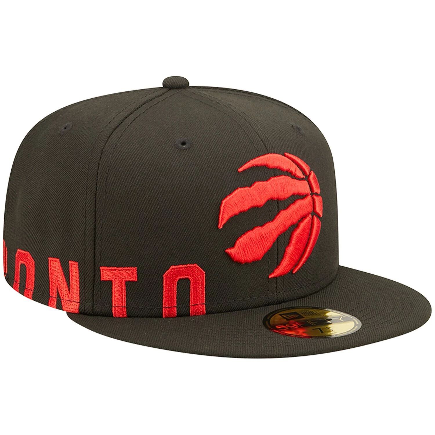 

Мужская приталенная кепка New Era Red Toronto Raptors с боковым разрезом 59FIFTY