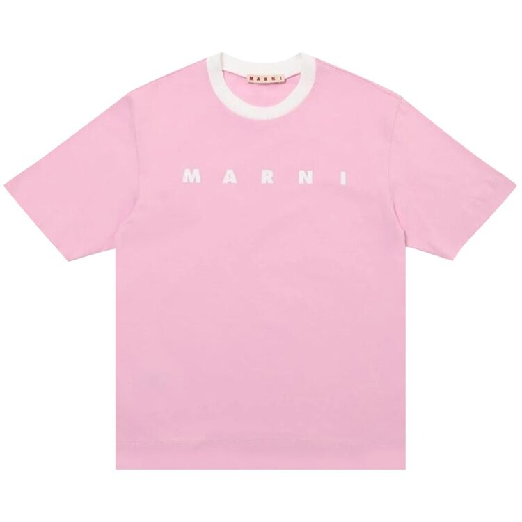 

Футболка Marni Kids Jersey T-Shirt, розовый