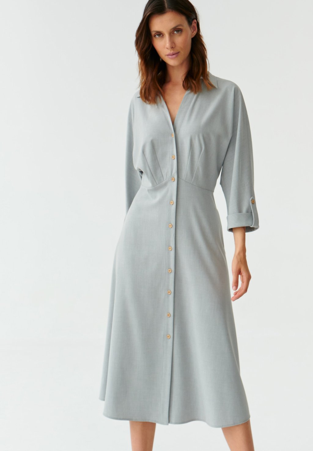 Платье-блузка SAMOTALI TATUUM, цвет gray платье рубашка samotali tatuum коричневый