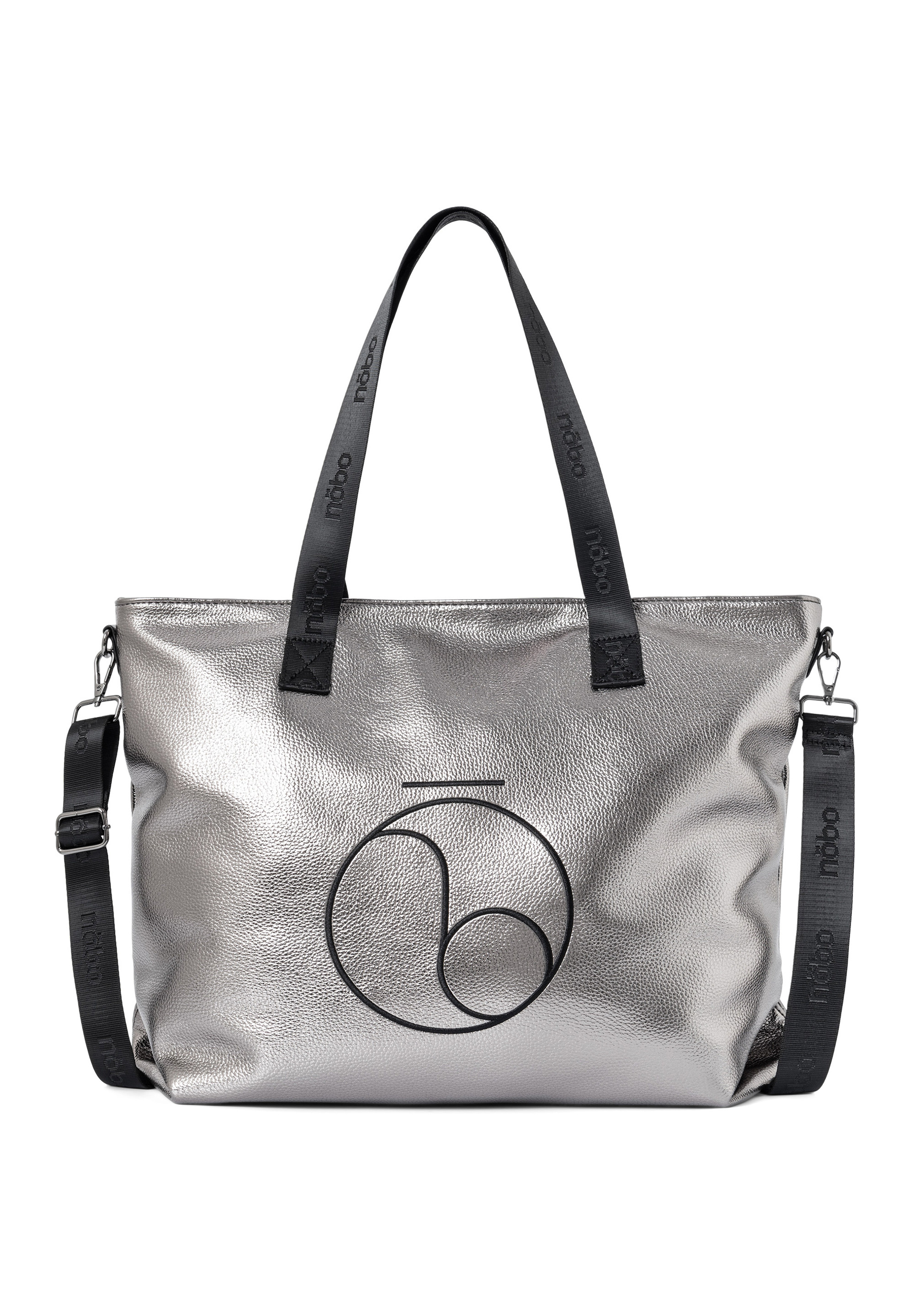 Сумка шоппер Nobo Bags Elysian, цвет metallic grey сумка шоппер nobo bags radiate цвет dark blue