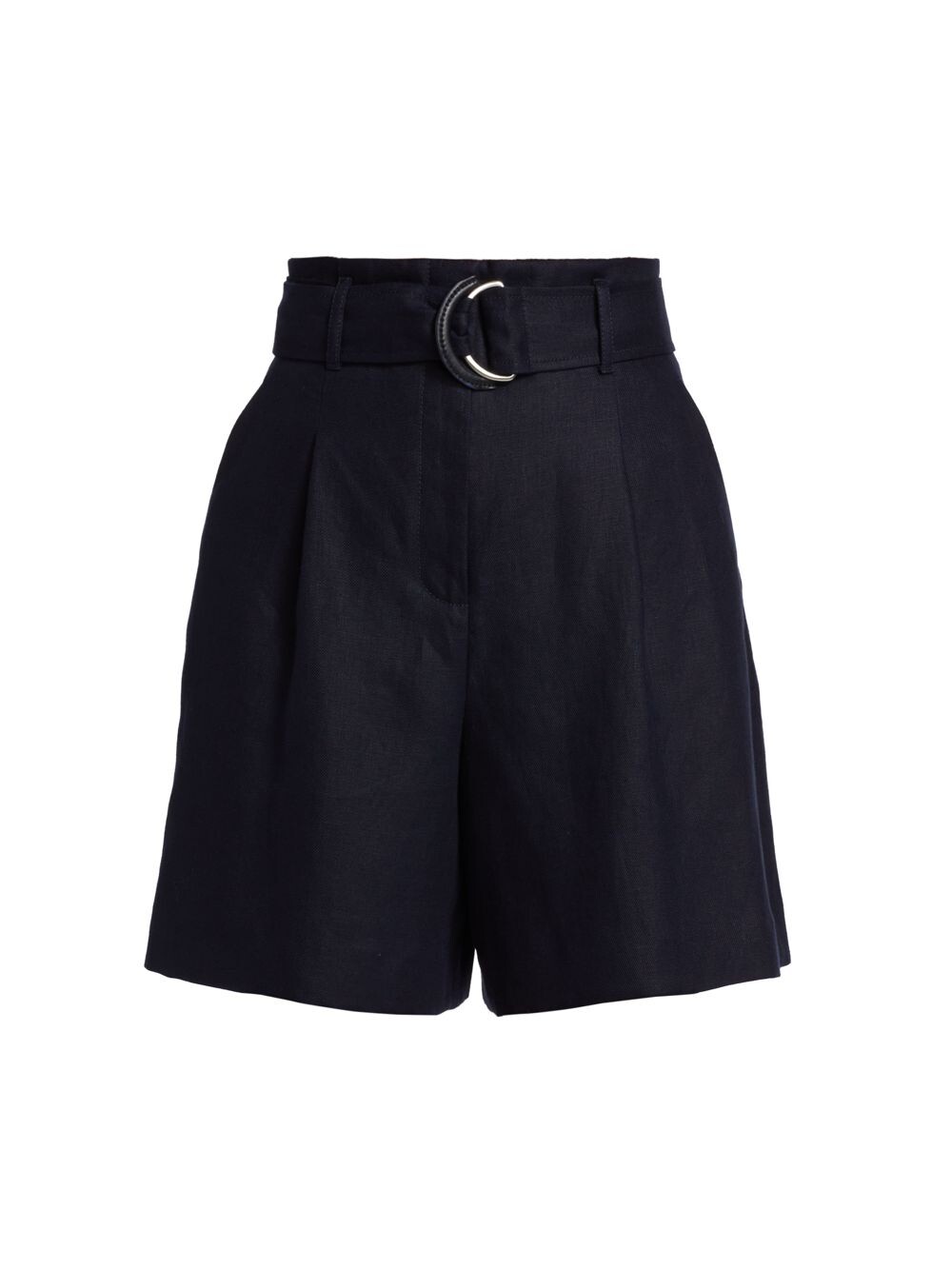 

Льняные шорты Degraw Lafayette 148 New York, нави