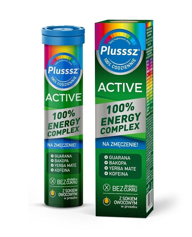 

Plusssz Active 100% Energy Complex энергетическая добавка, 20 шт.