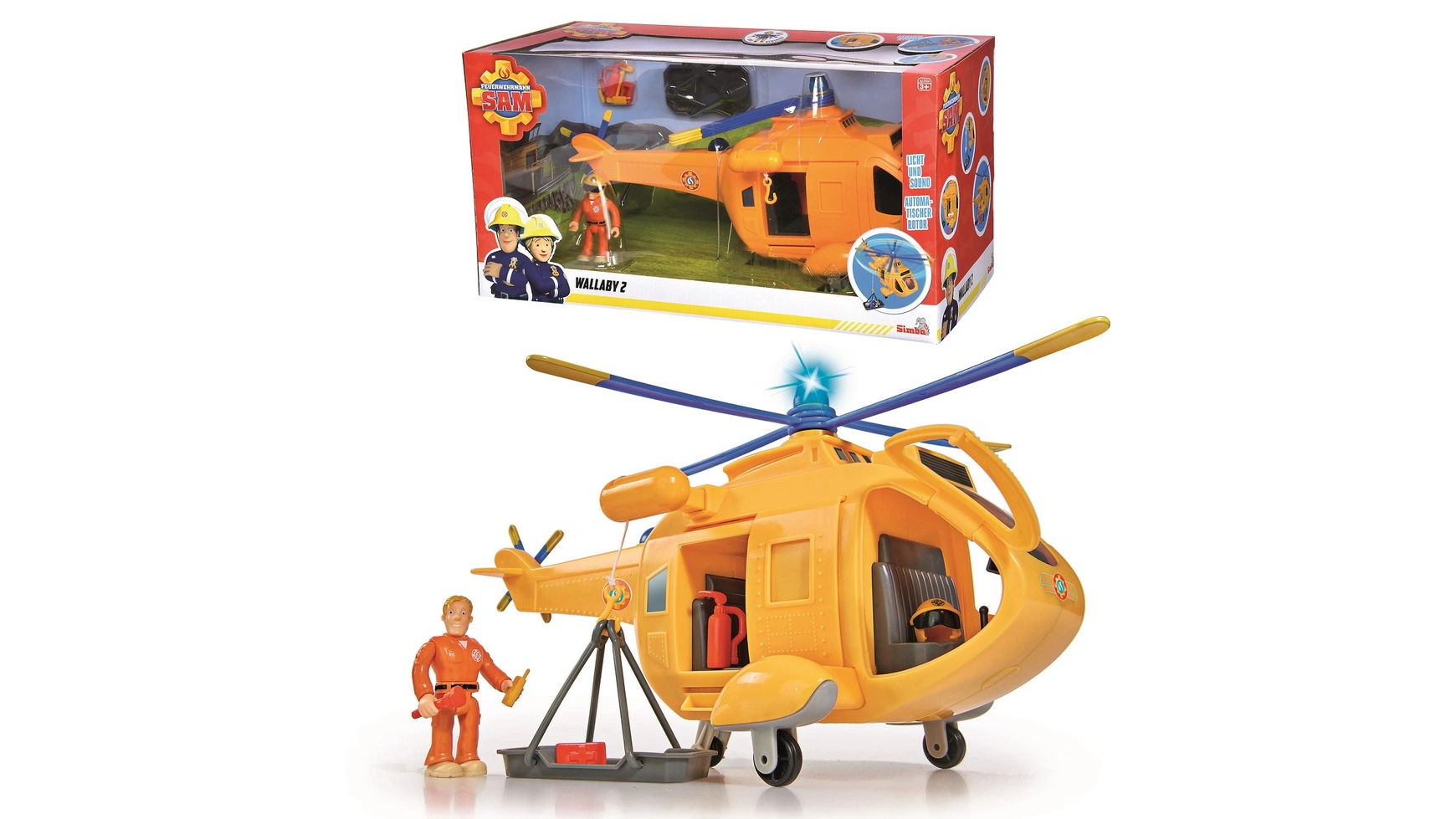 Пожарный сэм вертолет валлаби 2 Simba пожарный сэм стремительный спасательный самолет simba