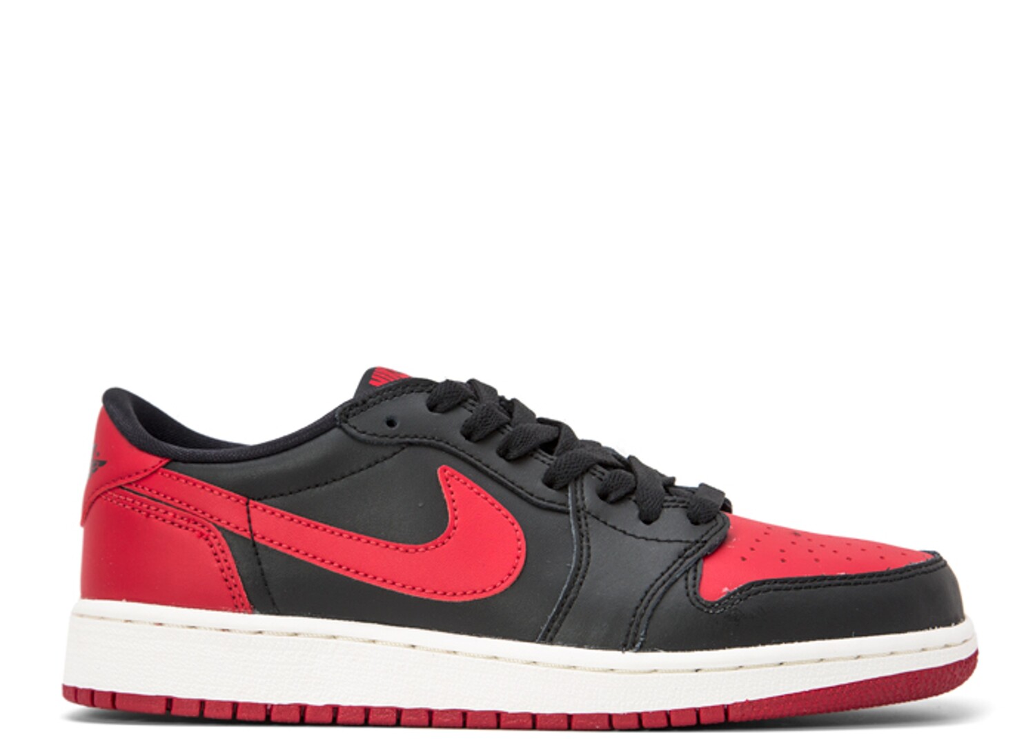 Кроссовки Air Jordan Air Jordan 1 Retro Low Og Gs 'Bred', черный кроссовки nike air jordan 1 low og черный голубой бежевый