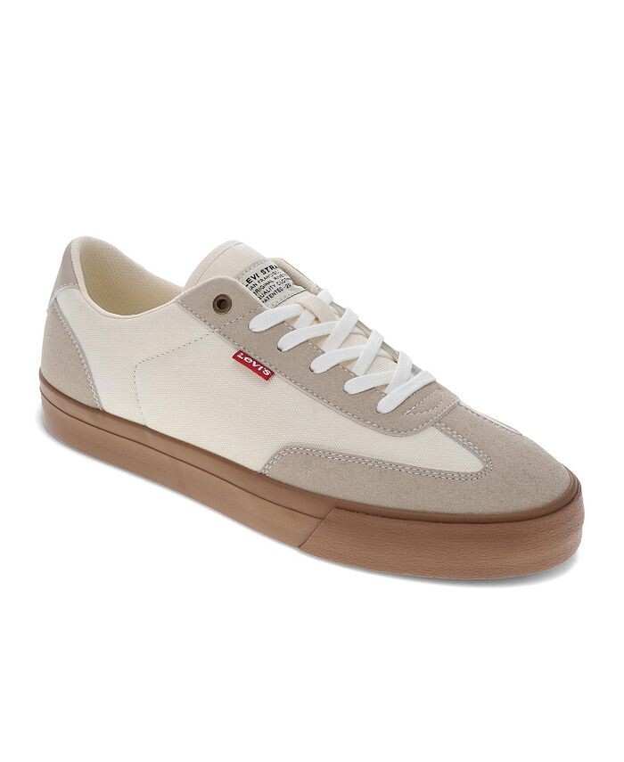 

Мужские кроссовки Lux Vulc на шнуровке Levi's, белый