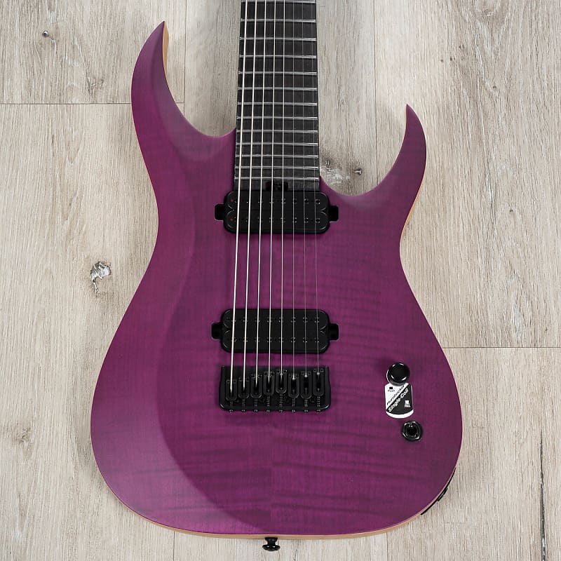 Электрогитара Schecter John Browne Tao-8 8-String Guitar, Ebony Fretboard, Satin Trans Purple