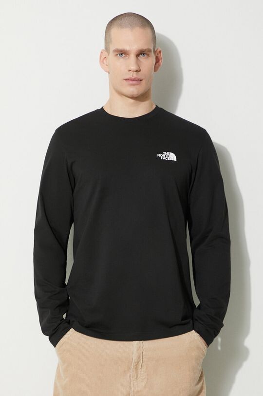 

Простая футболка с длинными рукавами ML/S The North Face, черный