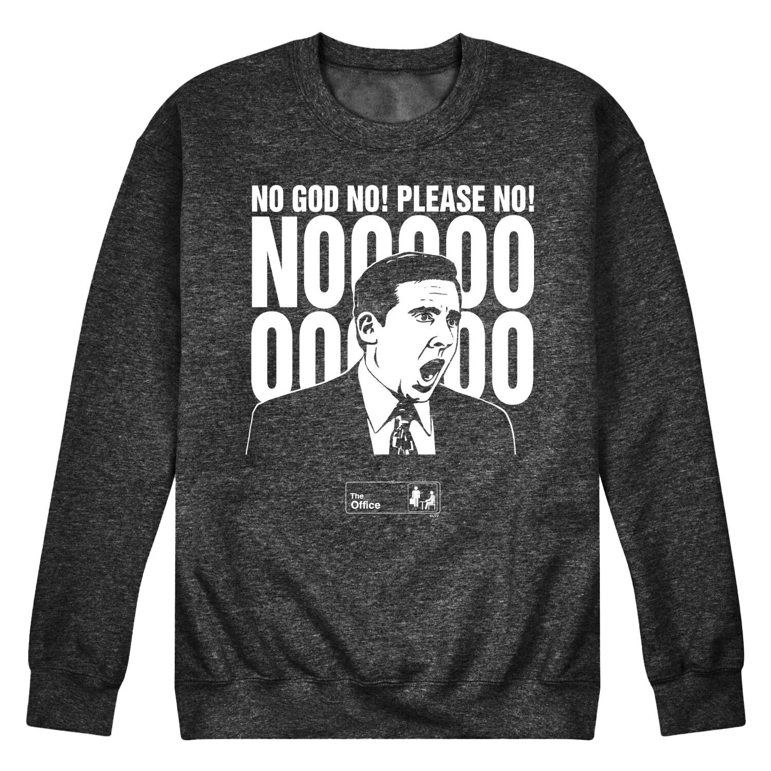 

Мужская толстовка The Office No God Please No Licensed Character