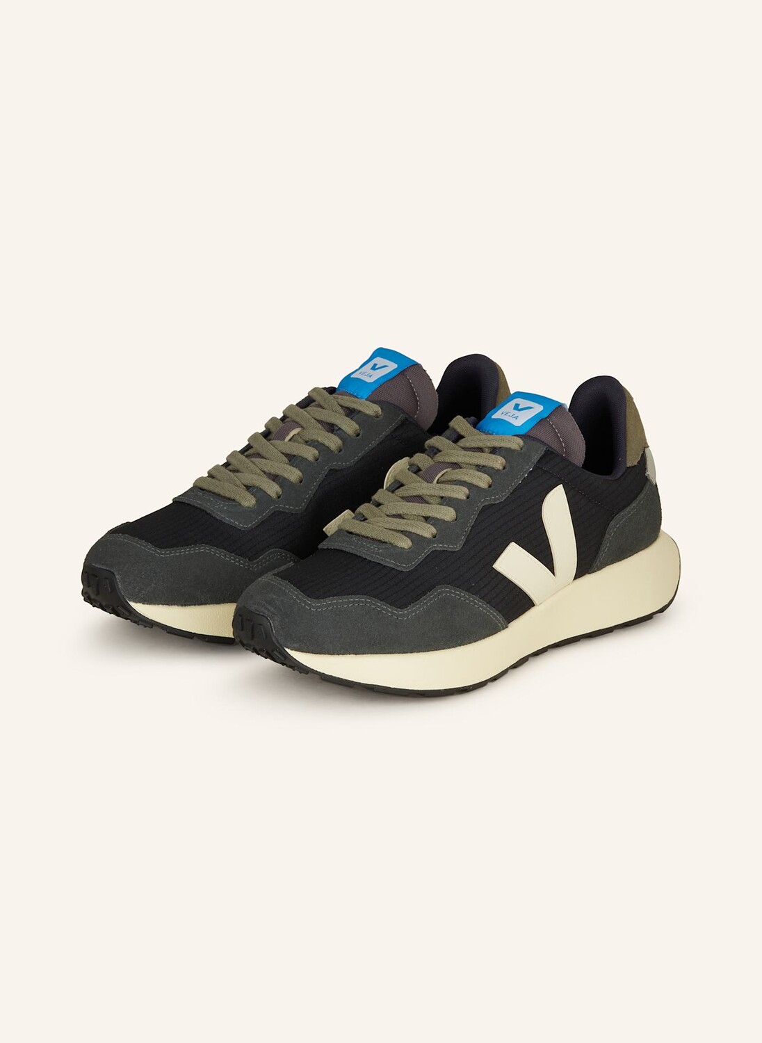 

Кроссовки paulistana VEJA, цвет SCHWARZ/KHAKI/BEIGE