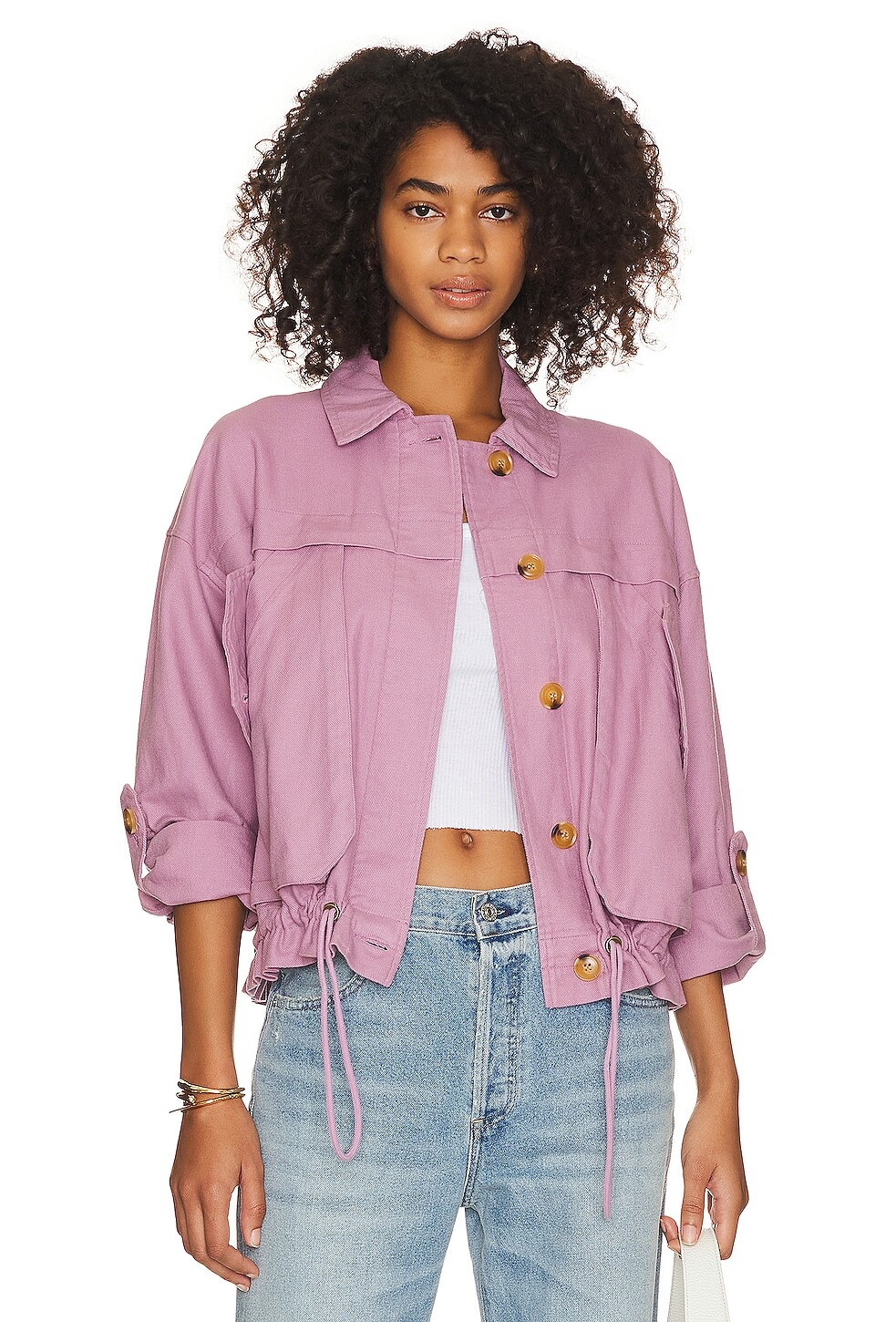 

Куртка BLANKNYC Cropped Shacket, цвет Buzz Word