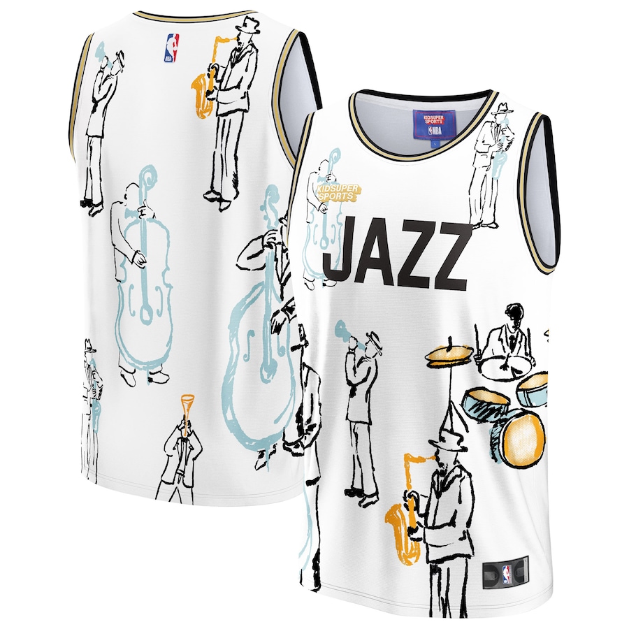 

Джерси KidSuper Utah Jazz, белый