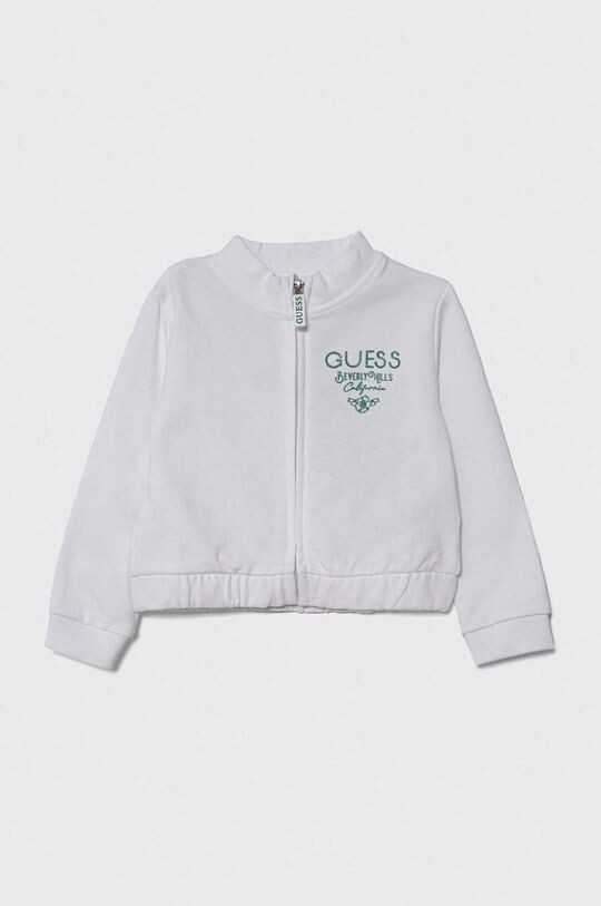 

Детская хлопковая толстовка Guess, белый