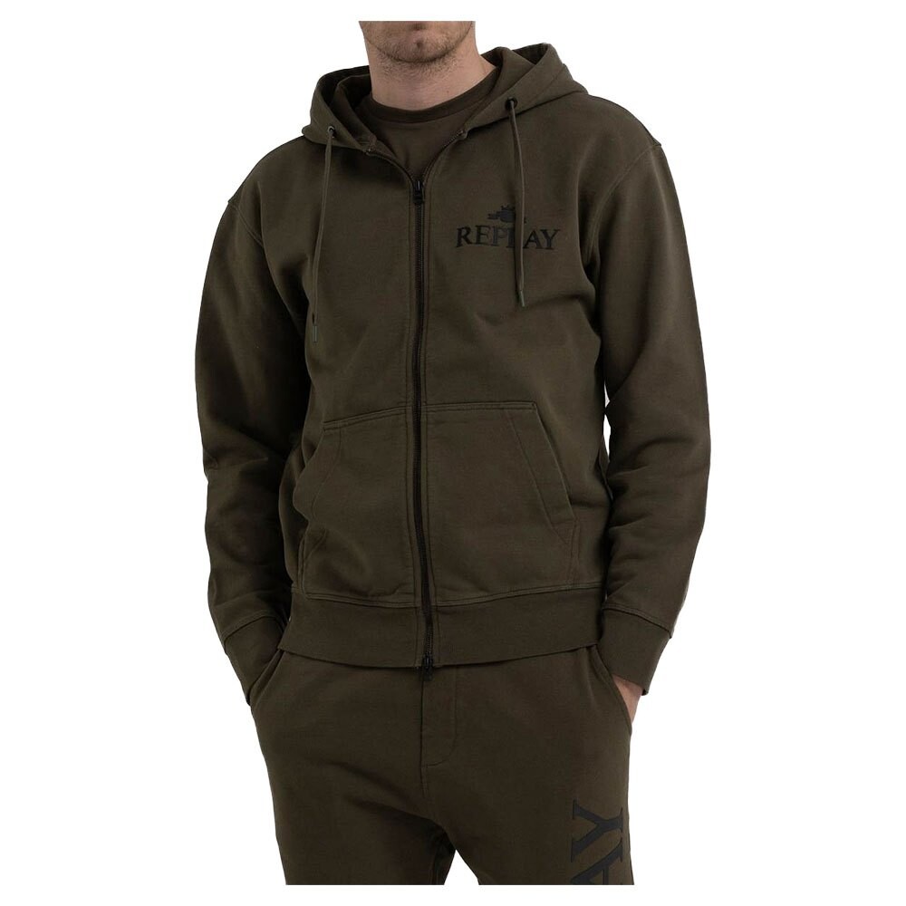 

Толстовка Replay M6528.000.22890P Full Zip, зеленый
