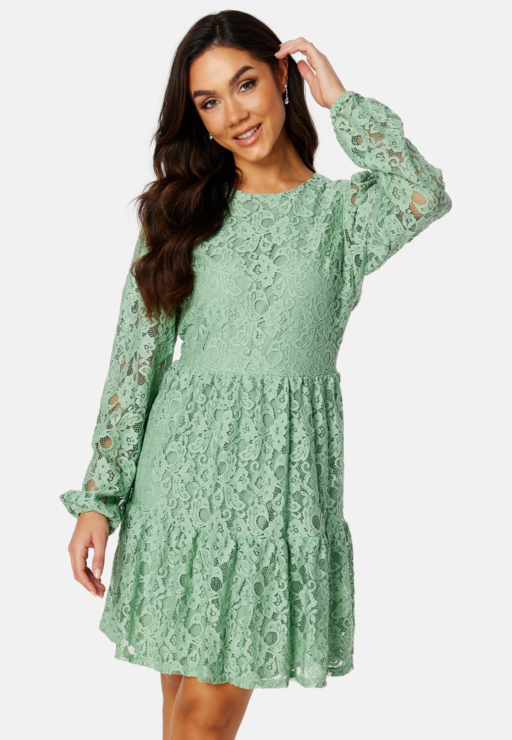 цена Летнее платье Bubbleroom, зеленый