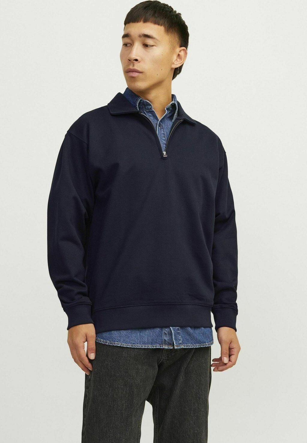 

Толстовка с капюшоном Jack & Jones, темно-синий