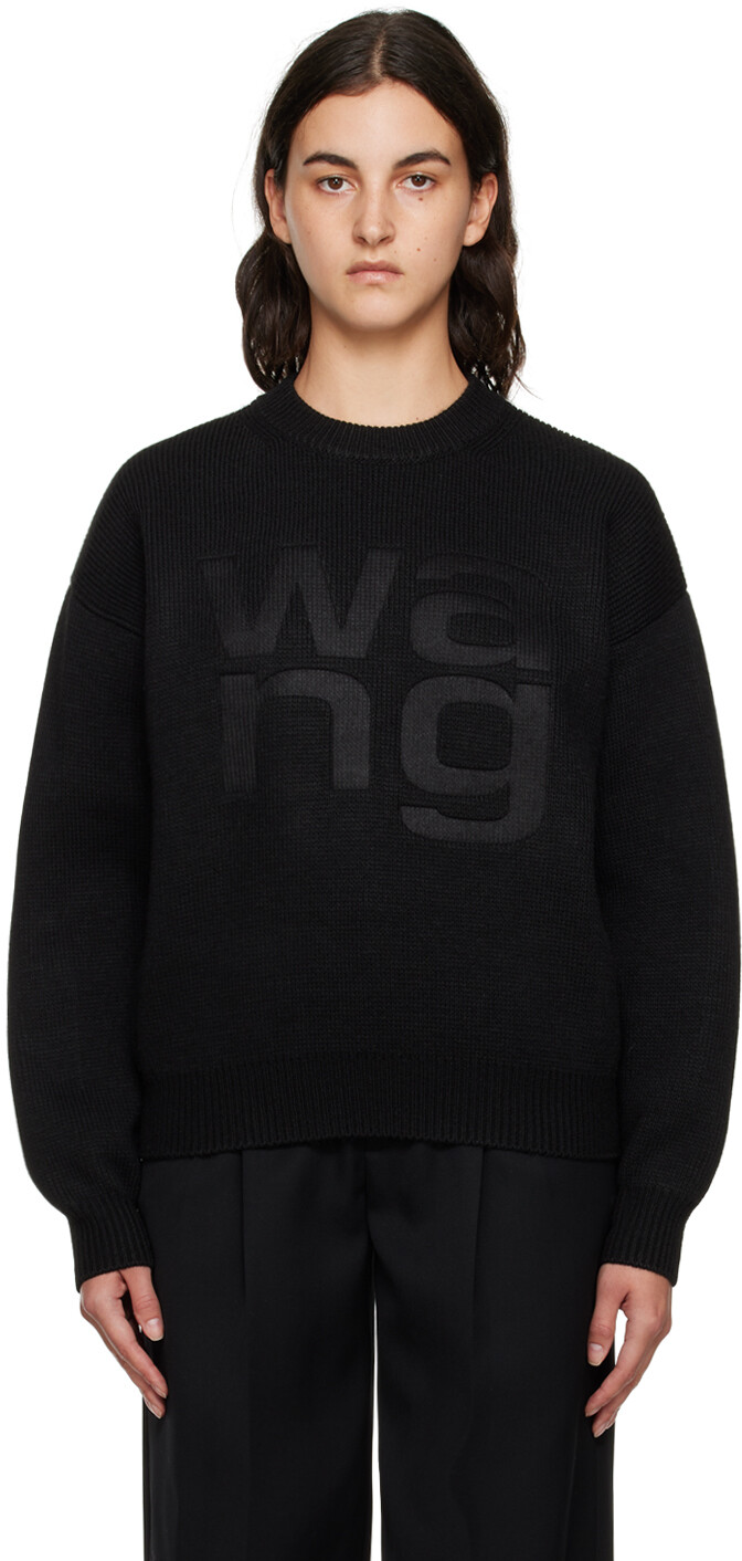 

alexanderwang.t Черный свитер с тиснением